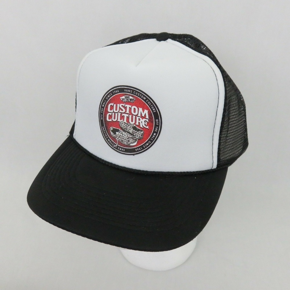 Vans Custom Culture Mesh Trucker Hat  Check Shoes